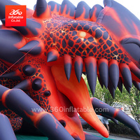Nouveau modèle de dragon gonflable géant publicitaire personnalisé pour l'extérieur, avec souffleur, en tissu Oxford imperméable, pour la décoration