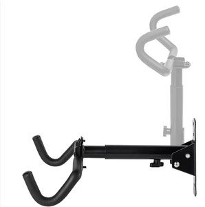 Portabiciclette <span class=keywords><strong>da</strong></span> Parete Pieghevole Regolabile per Esterni in Lega di Alluminio e Acciaio con Trave e Ganci, Capacità di Carico 30kg per Ciclismo - Product Image 3