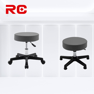 Fabriqué en Chine, tabouret de laboratoire réglable, chaise de médecin, chaise de salon médical, mobilier antistatique, chaise d'hôpital en PU avec roulettes - Product Image 5