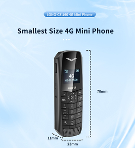 Nuevo Teléfono Móvil LONG-CZ J60 Mini 4G de 0.66 Pulgadas con Grabadora BT, Reloj Despertador, Reproductor MP3, Larga Duración de Batería y Ranura para Tarjeta TF - Product Image 5