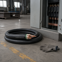 Câble d'alimentation ignifuge ZR-YJV 3 conducteurs 0,6/1 kV, cuivre haute pureté 99,99 %, isolation XLPE pour usine industrielle