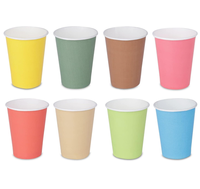 Elegant White Paper Cups Coffee Cafeterias Eco Friendly Hot Beverage white Paper Cups For Takeaway