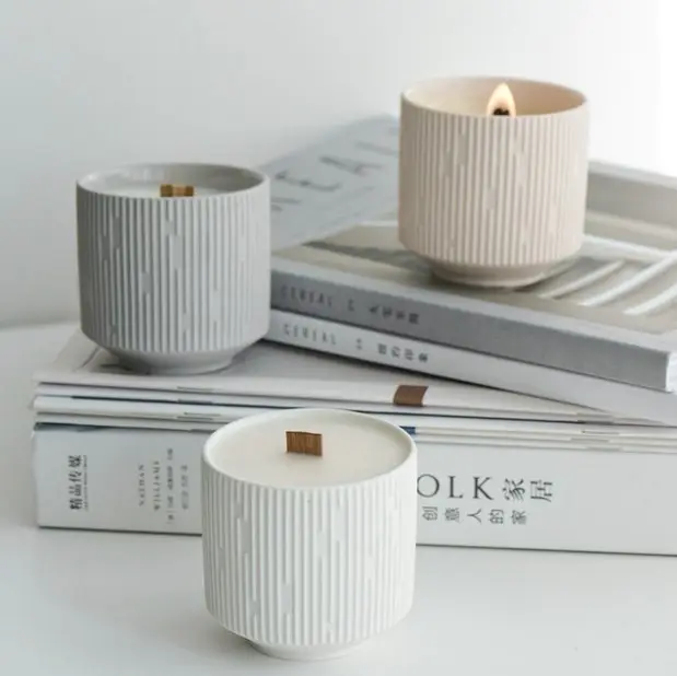 2022 meist verkaufte benutzer definierte Luxus keramik Duft kerzen Private Label handgemachte Duft kerze Geschenk box