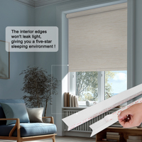 Gran oferta de persianas enrollables opacas para ventanas inalámbricas, persianas enrollables de tela, Persianas con aislamiento térmico para el dormitorio del hogar.