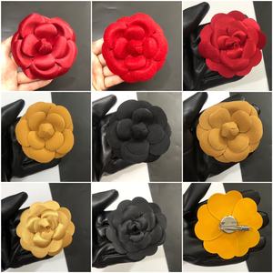 Todos 9cm Grande Elegante Flor Camélia Broche Pinos Pequeno Perfumado Corsage Cabeça Clipe Dual-Use Buckle Plated Jewelry Bag Shoe <span class=keywords><strong>Flower</strong></span> - Product Image 6