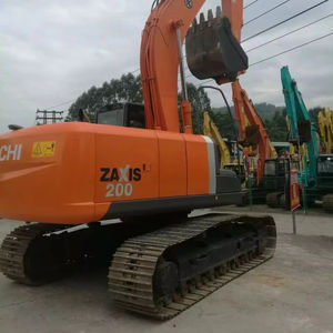 Excavatrice Hitachi ZX200 de marque japonaise d'origine excavatrice hydraulique sur chenilles de 20 tonnes d'occasion à vendre - Product Image 1