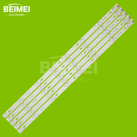 Bande lumineuse led 3V 6V 8led 590mm rétro-éclairage universel tv 32 pouces rétro-éclairage led