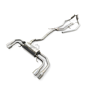 Catback Exhaust for Audi <strong>Q7</strong> 3.0T 2016-2020 High Quality ALOSI Stainless Steel Exhaust with Valve Muffler Performance OEM - Product Image 4