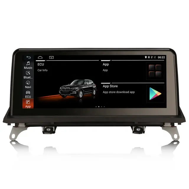 Erisin-reproductor multimedia ES3670I para coche, pantalla IPS Ultra HD de 10,25 pulgadas, Android 11, DVD, Radio, para BMW X5 E70/X6 E71CIC