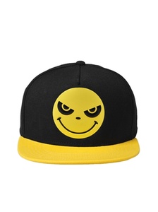 100% cotton 5 panel yellow face screen printing pattern cap - Product Image 2