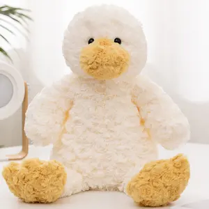 New arrival soft hugging gift white duck plush toys free sample kawaii cartoon stuffed duck plush animal