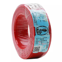 Fil électrique rigide en cuivre isolé PVC ZR-BV, ignifuge, pour câblage domestique