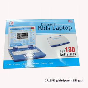 Machine d'apprentissage bilingue anglaise/espagnole à piles en plastique avec 130 fonctions, jouet éducatif pour enfants de 0 à 24 mois - Product Image 2