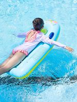 Matelas flottant gonflable en PVC Bravo, pliable, pour piscine, chaise longue flottante pour l'été, la plage et les fêtes aquatiques