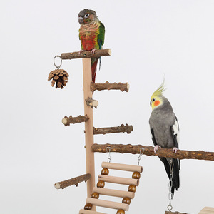 Jaring Panjat Burung Zanthoxylum Bungeanum, Tangga Latihan, Ayunan, Mainan Burung, Jembatan Gantung, Perlengkapan Burung Ramah Lingkungan - Product Image 5