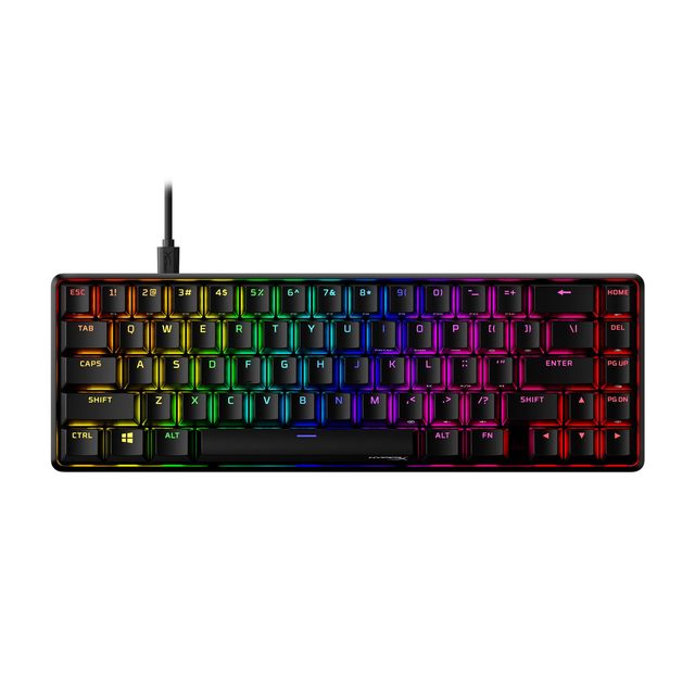 Hyperx Alloy Origins 65 Mechanical Gaming Keyboard Compact 65% Form Factor Russian Keyboard Plus Russian Alphabet Keyboard