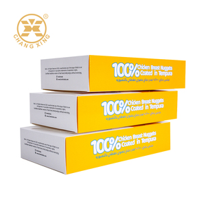 Boîtes personnalisées entièrement imprimées pour nuggets, emballage alimentaire congelé, carton avec logo, emballage pour nuggets <span class=keywords><strong>de</strong></span> poulet, emballage alimentaire en papier pour céréales - Product Image 3