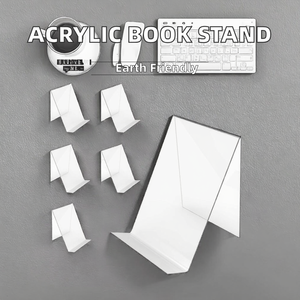 Expositor de Libros Acrílico Ecológico Personalizado de Fábrica, Soporte Transparente para Libros, para Biblioteca - Product Image 2