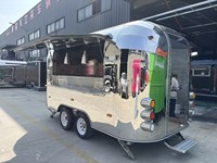 Remorque de restauration Cogsun BBQ avec cuisine entièrement équipée, remorque alimentaire mobile pour les entreprises