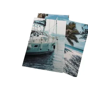 Customized top quality full color post card picture cards printing service