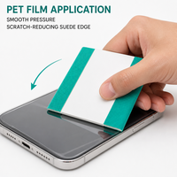 Outil d'installation de protection d'écran en papier pour films de téléphone, taille personnalisée 85 x 50 x 1,88 mm, vente en gros OEM