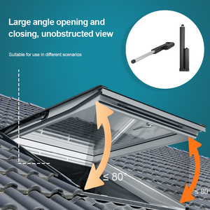 Lucernario in Alluminio Impermeabile e Ventilato OUNA <span class=keywords><strong>per</strong></span> Sottotetto e Mansarda con Sistema di Apertura Elettrico e Ottima Tenuta - Product Image 4