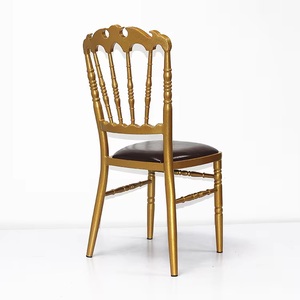 Sillas Chiavari Royal Crown de Aluminio Resistente, Estilo Noble de Castillo Francés, para Hogar, Oficina, Sala de Estar y Bodas - Product Image 5