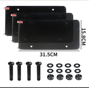 Cache-plaque d'immatriculation électrique discret pour les États-Unis, alternative au système de bascule de plaque d'immatriculation motorisée, cadre de protection de la vie privée, <span class=keywords><strong>noir</strong></span> <span class=keywords><strong>mat</strong></span> - Product Image 5