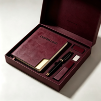 Ensemble de carnets A5 personnalisables haut de gamme – Design de marque sur mesure pour cadeaux d'affaires de prestige