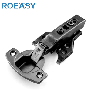 ROEASY <span class=keywords><strong>Charnière</strong></span> d'armoire en <span class=keywords><strong>bois</strong></span> à <span class=keywords><strong>cadre</strong></span> en aluminium hydraulique dissimulé <span class=keywords><strong>Charnière</strong></span> de meuble papillon africain à fermeture en douceur avec crochet - Product Image 1