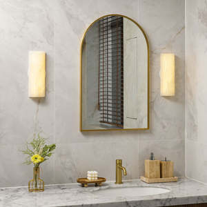 LED Wall <b>Sconce</b> Alabaster Metal Nordic Modern Luxury Villa Hotel Corridor Bedroom Fluted Ribbed Texture Designer High Power Art - Product Image 2