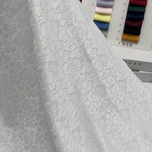Tissu jacquard brodé de qualité supérieure, matière transparente, ton blanc pur, pour la confection de robes et de tenues féminines - Product Image 6