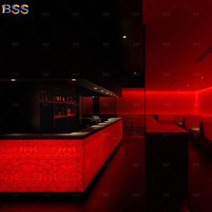Night Club Bar Forma rectangular Moderno Led Disco Discoteca Vestíbulo Salón Bar Mostrador - Product Image 4