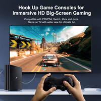 Câble adaptateur à angle de 90 degrés 8K60Hz 4K120Hz 48Gbps avec connecteur plaqué or et blindage en feuille, vente en gros pour moniteur, ordinateur portable, projecteur