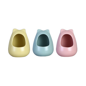 Ceramica cincillà bagno di polvere formato Jumbo carino Pet casa per criceto rana - Product Image 4