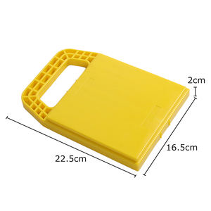 Stabilisateur de cale de roue de camion robuste RV cale de roue jaune orange pour camping-car de <span class=keywords><strong>remorque</strong></span> de voyage - Product Image 5