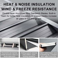 Store de toit en aluminium pour véranda, terrasse, balcon, jardin, vente chaude, idéal pour véranda, toit rétractable motorisé