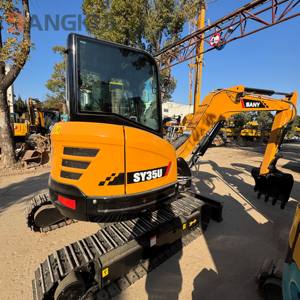 Excavadora SANY SY35U de 3,5 toneladas, excavadora SANY 35 usada, proporciona certificación EPA CE, precio adecuado, máquina de construcción china usada - Product Image 1