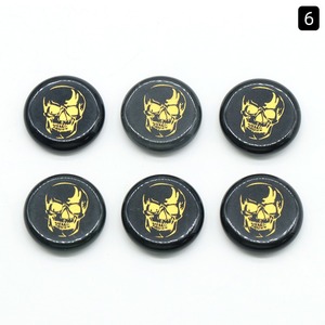 25Mm Đá Vòng Tấm Khắc <span class=keywords><strong>Skull</strong></span> Vàng Màu Tinh Thể Tự Nhiên Đá Agate Đá Khắc <span class=keywords><strong>Skull</strong></span> Cho Bàn Trang Trí Nội Thất Palm Lo Lắng Đá - Product Image 6