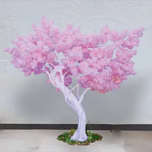 장식 나무 유리 섬유 수국 꽃 나무에 대 한 큰 실내 인공 나무