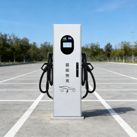 Station de recharge pour véhicules électriques certifiée CE 120 kW avec deux pistolets de recharge pour autoroute