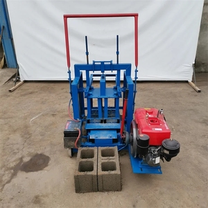 Máquina para Fabricar Bloques de Hormigón de 2-45 Unidades, Precio de Máquina Manual Pequeña y Móvil para Hacer Ladrillos Entrabados en Venta - Product Image 4