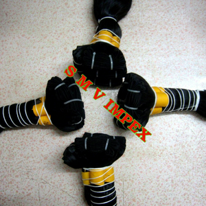 Extensions de cheveux humains indiens Remy 100 % non traités avec double trame cousue à la machine, ondulations super bouclées, compatibles permanente - Product Image 6