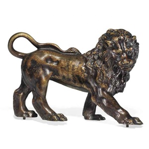 <span class=keywords><strong>Statue</strong></span> di <span class=keywords><strong>leoni</strong></span> in bronzo con scultura animale in metallo a grandezza naturale personalizzata - Product Image 3
