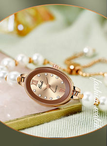 Hot Sale Luxury <b>Mother</b> <b>Of</b> <b>Pearl</b> Bead Bracelet Women Elegant Quartz <b>Jewelry</b> Watch - Product Image 3