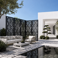 Panneaux de séparation d'espace WPC pour intérieur et extérieur, idéaux comme cloisons de pièce et écrans de jardin – Vente directe usine