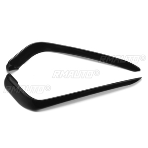 Autocollant de spoiler pour feux antibrouillard avant, type sourcil ou lame de vent, pour VW Passat B8 Variant R Line 2016-2019, garniture de cache de phare antibrouillard - Product Image 4