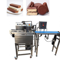 Nouvelle machine à tempérer le chocolat en acier inoxydable 304, machine à enrober les biscuits, contrôle précis de la température, capacité de 2 m/minute
