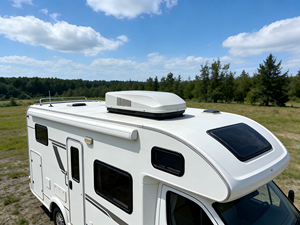 Climatiseur de toit pour camping-car 115V&220V 15000BTU à fréquence variable DC, compresseur puissant, profil bas - Product Image 2