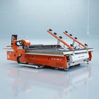 Machine de découpe de verre CNC haute vitesse Feike Advanced avec moteur multifonctionnel pour la production architecturale